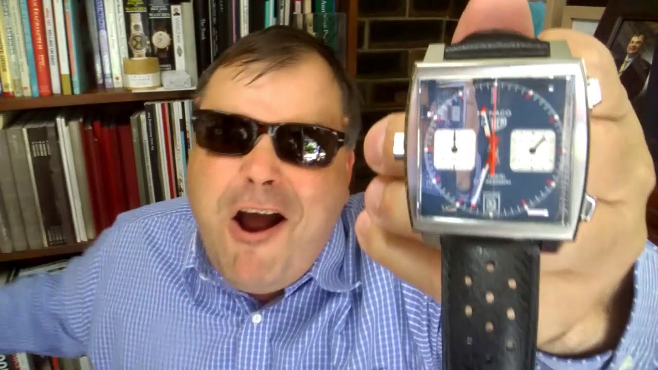 STEVE MCQUEEN COOL - Heuer Monaco Calibre 11 and Persol Sunglasses