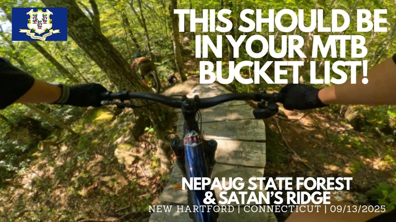 This place should be in your MTB bucket list! | Nepaug Forest to Satan's Ridge | Connecticut