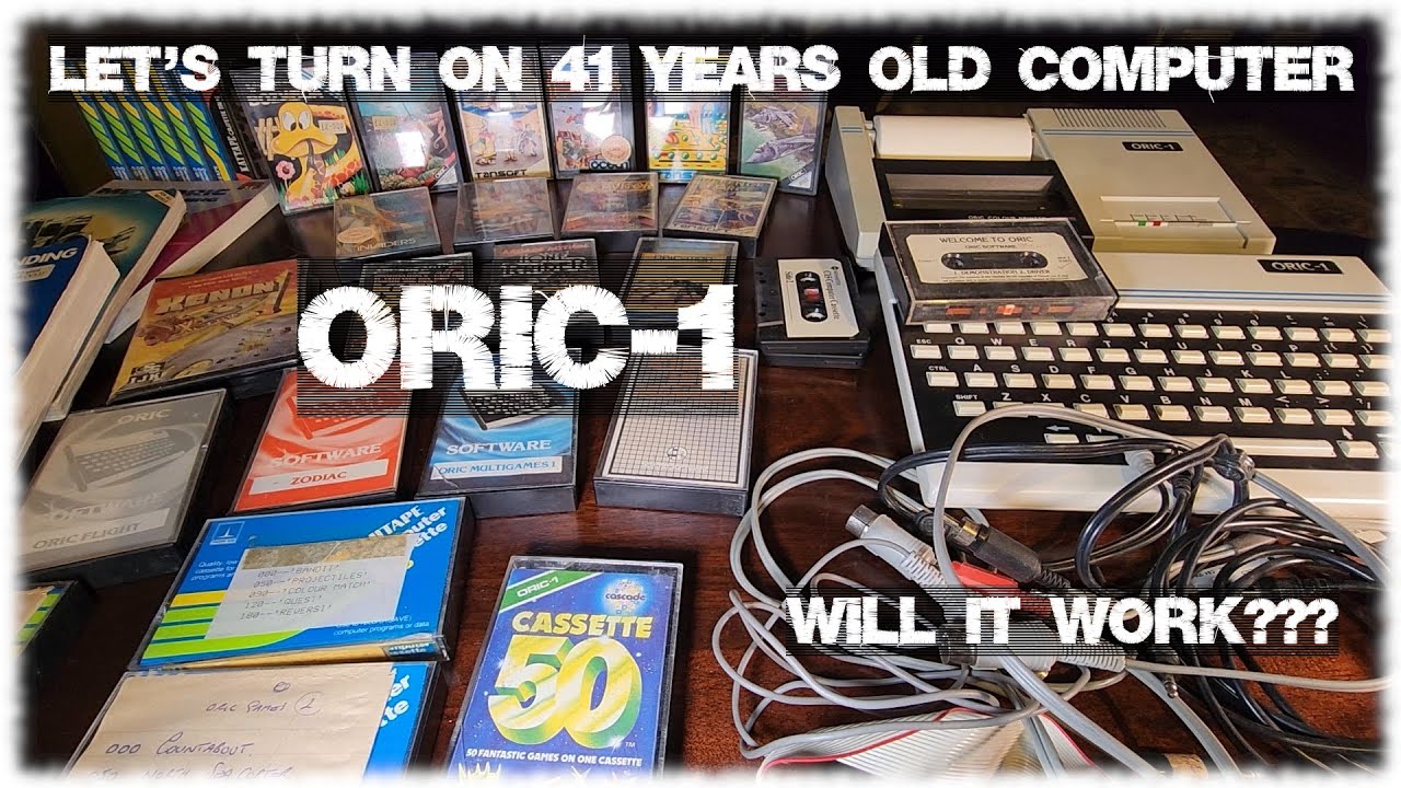 Testing an Oric-1 from the UK. Will it work?