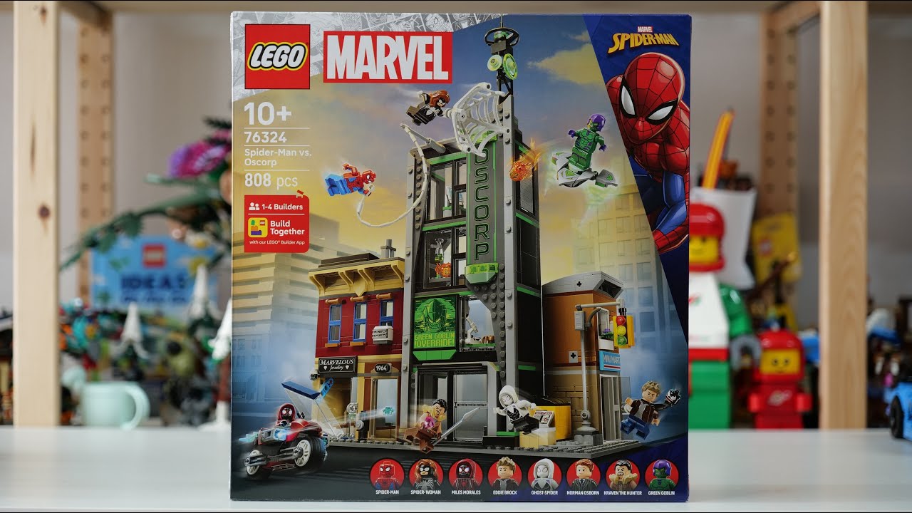 LEGO Marvel 76324 Spider Man vs. Oscorp Speed Build