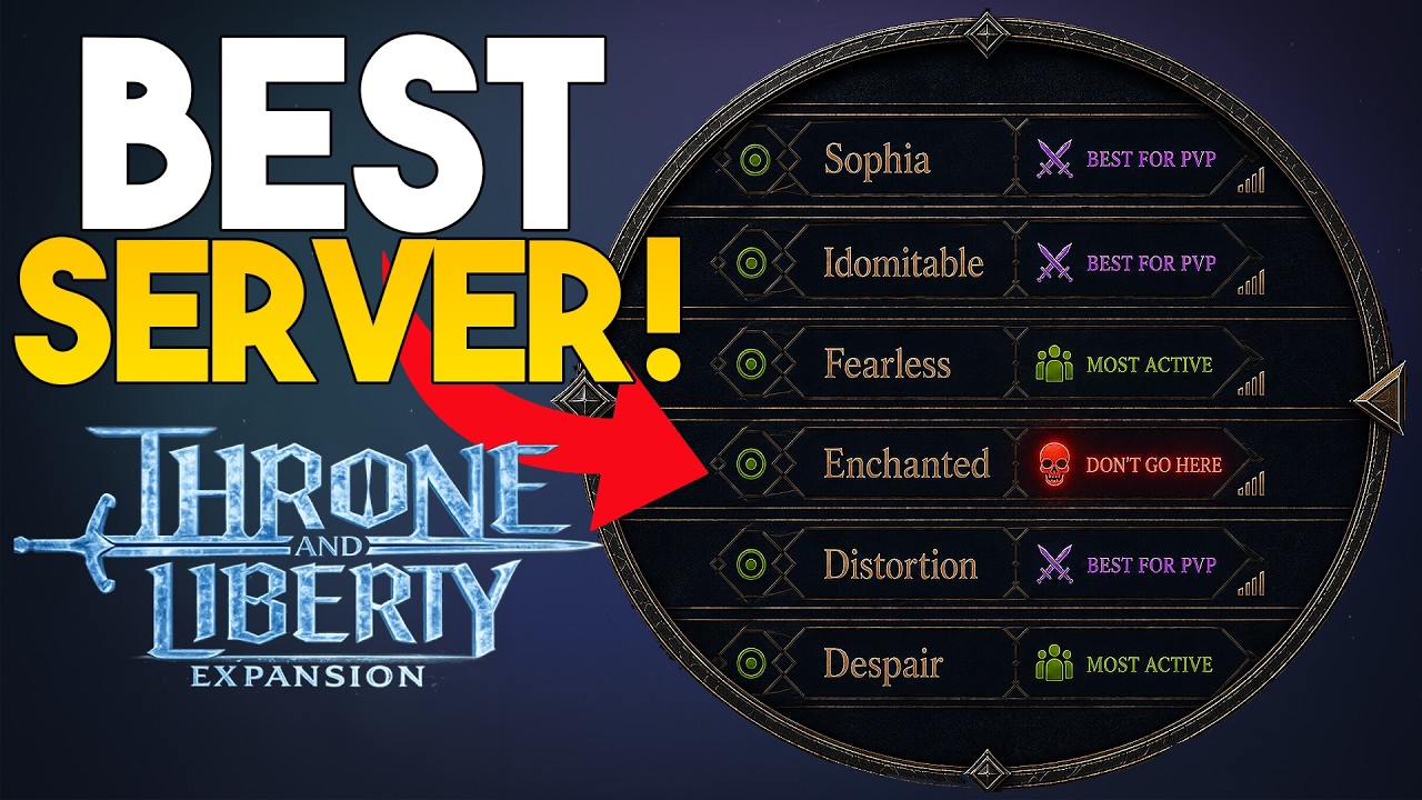 НЕ выбирай сервер, пока не посмотришь это! | Throne & Liberty NIX