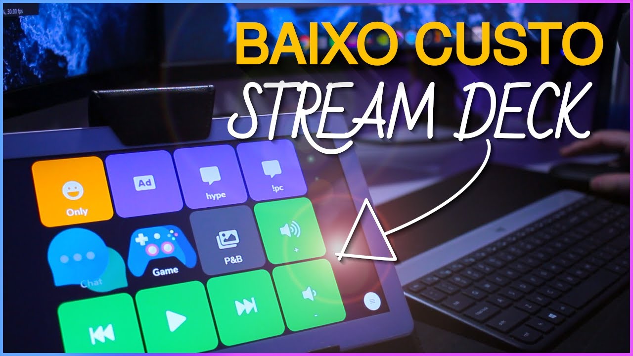 Como fazer um Stream Deck de Baixo custo e SUPER Funcional! - Deckboard App