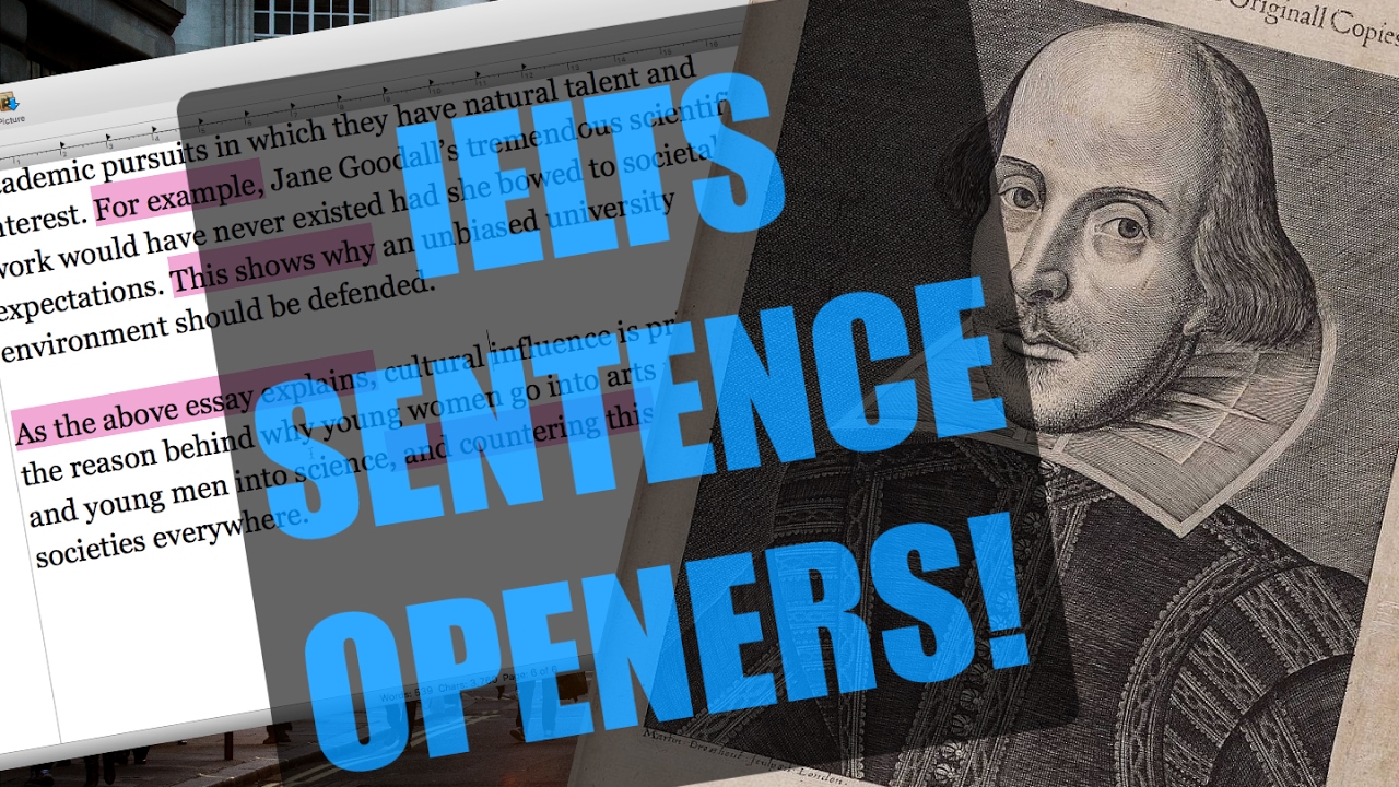 How to start sentences in your IELTS essay!