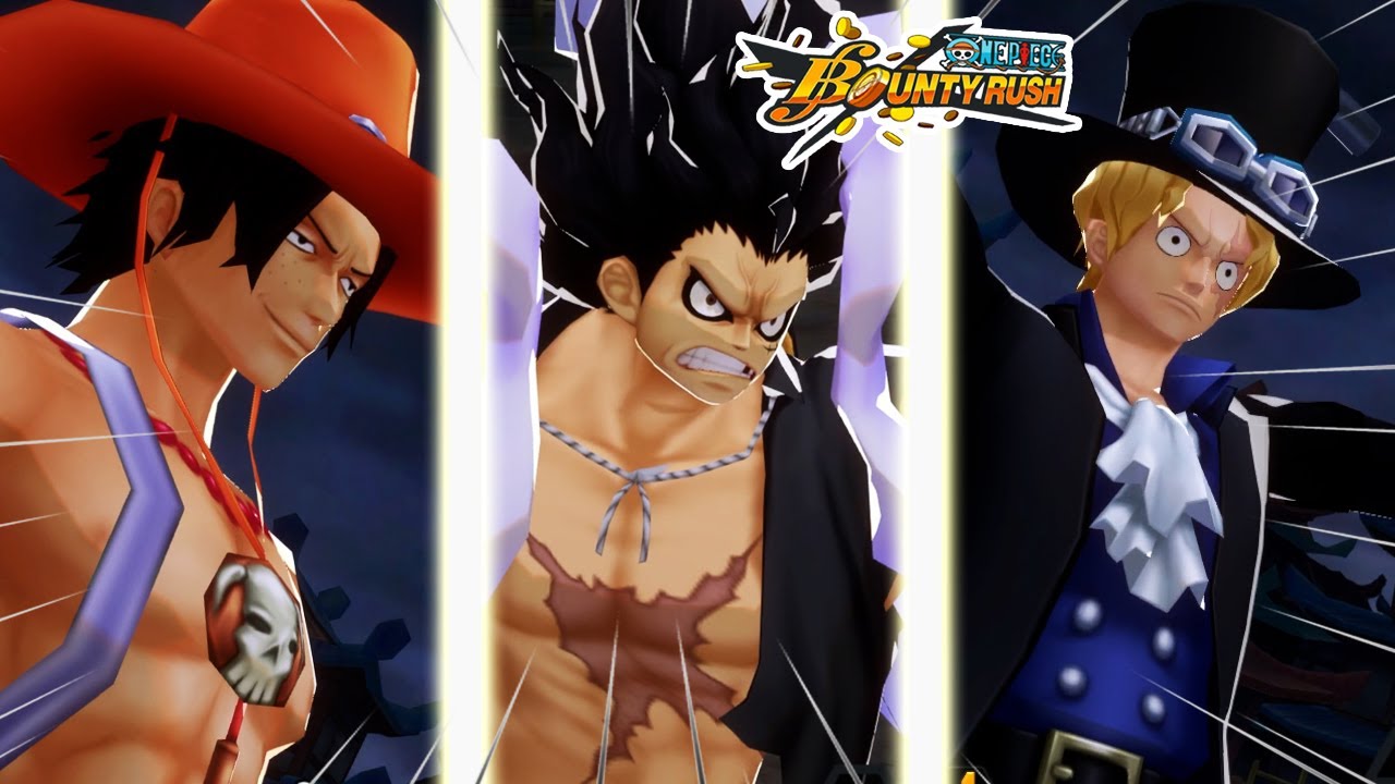 SACALE EL MAYOR PROVECHO A ESTOS PERSONAJES GRATIS! Luffy, sabo & ace en One piece bounty rush