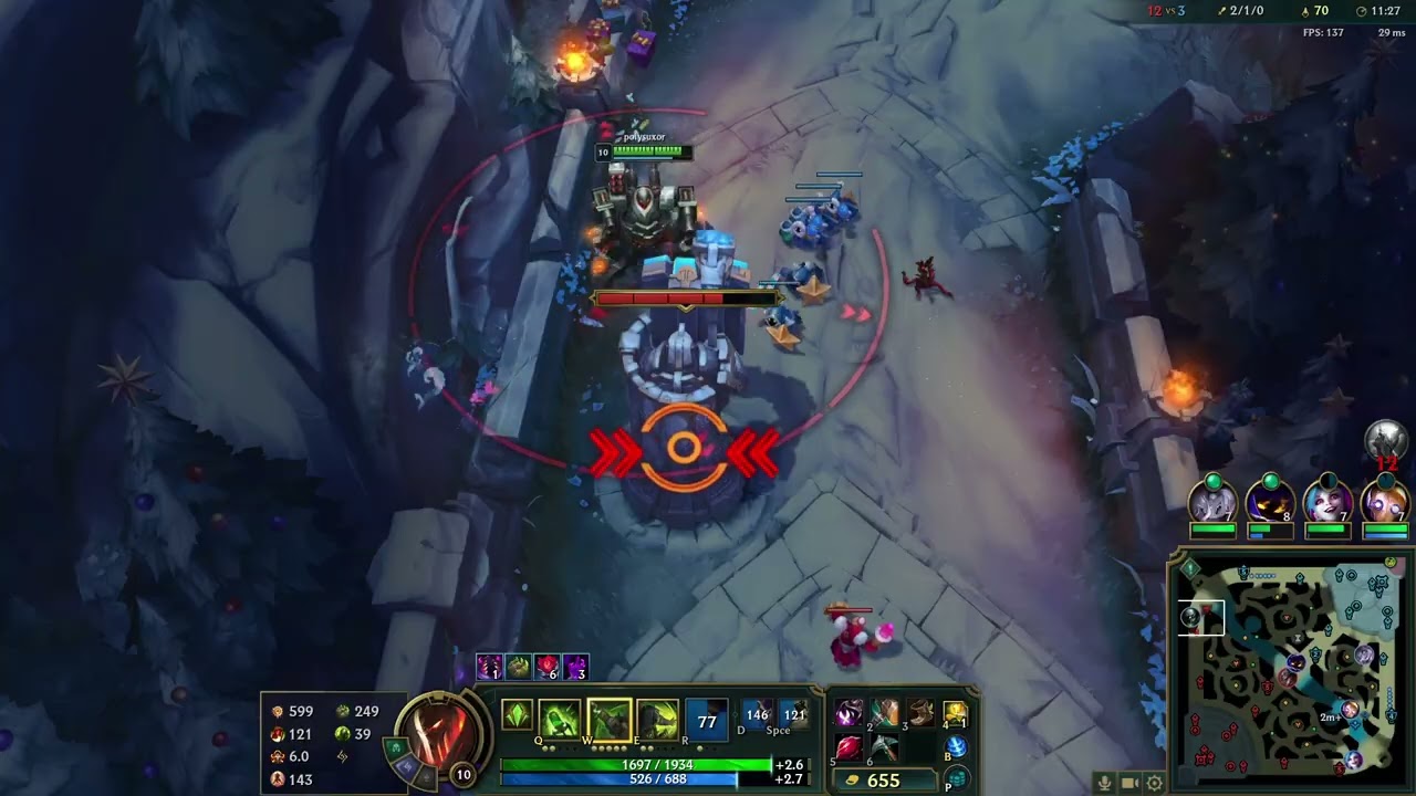 Urgot vs Pantheon | Win | TOP Player | Challenge