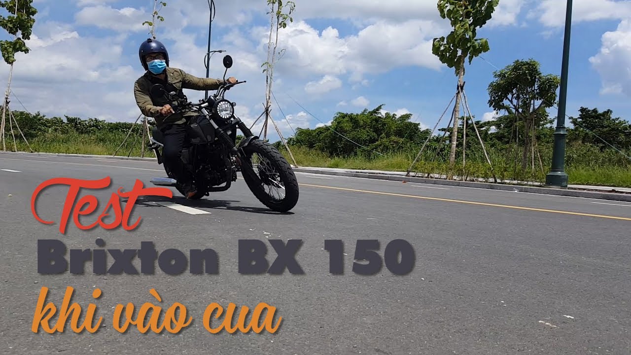 Brixton BX 150 test ôm cua - Countersteering - Test Ride | MinC Motovlog