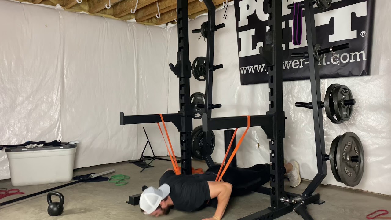 Band assisted plyo push-up
