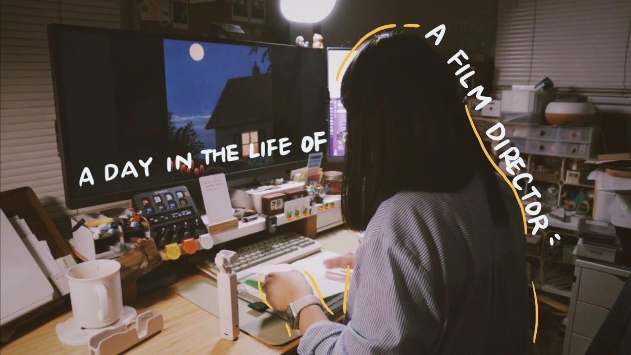 cozy work from home - a day in life of a film director
