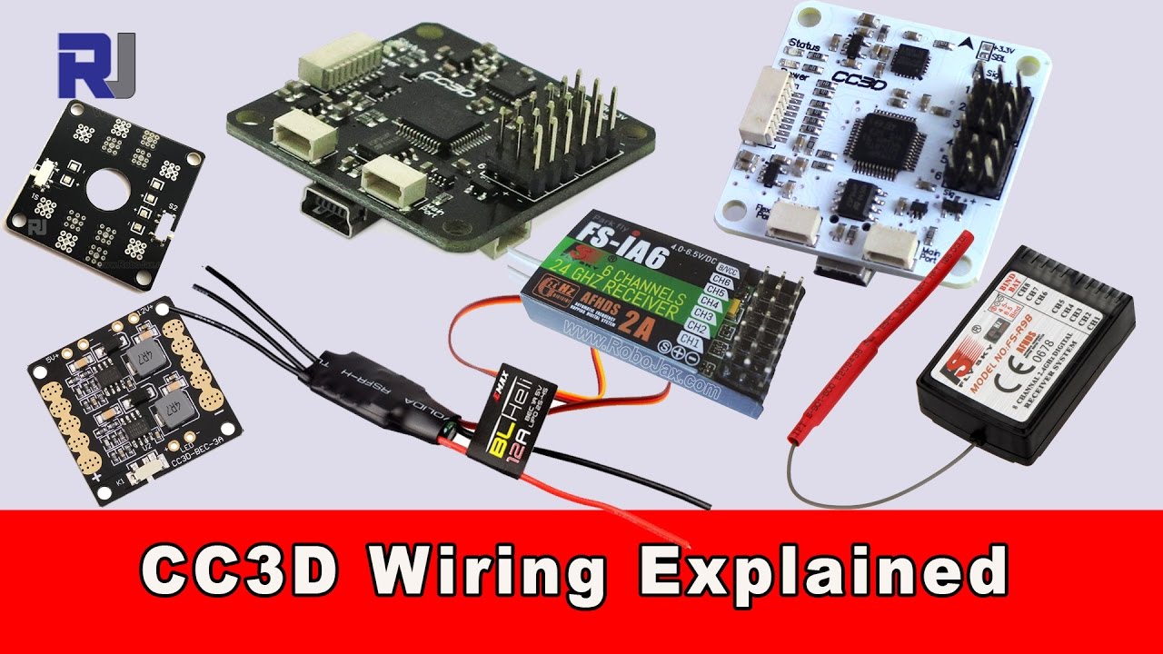 CC3D Flight Controller Wiring Connection Explained