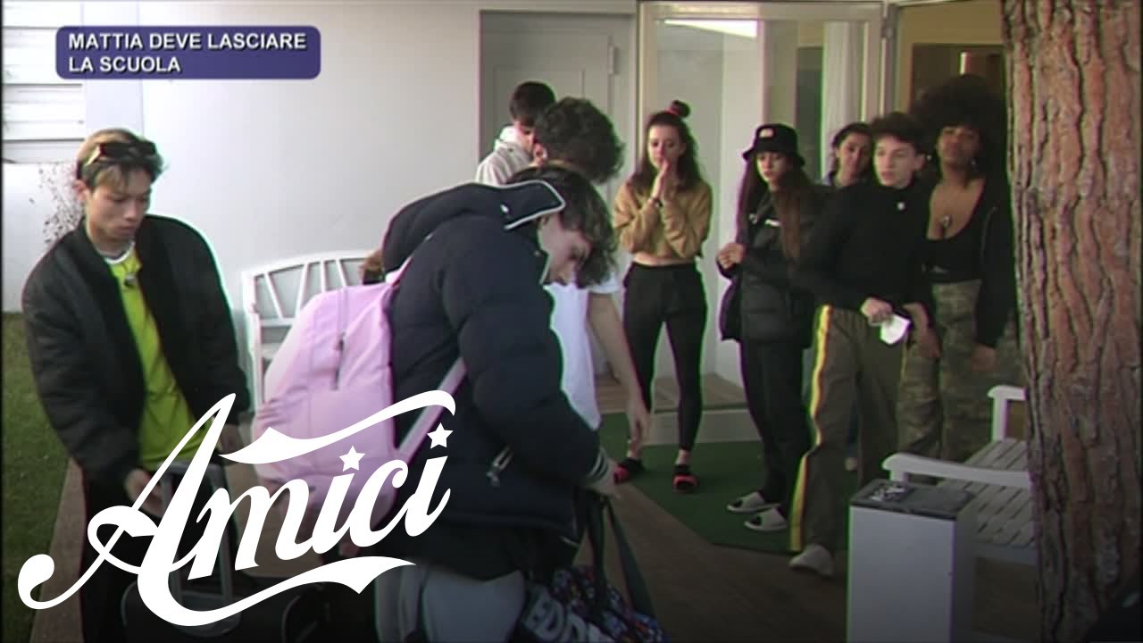 Amici 21 - Mattia lascia la casetta