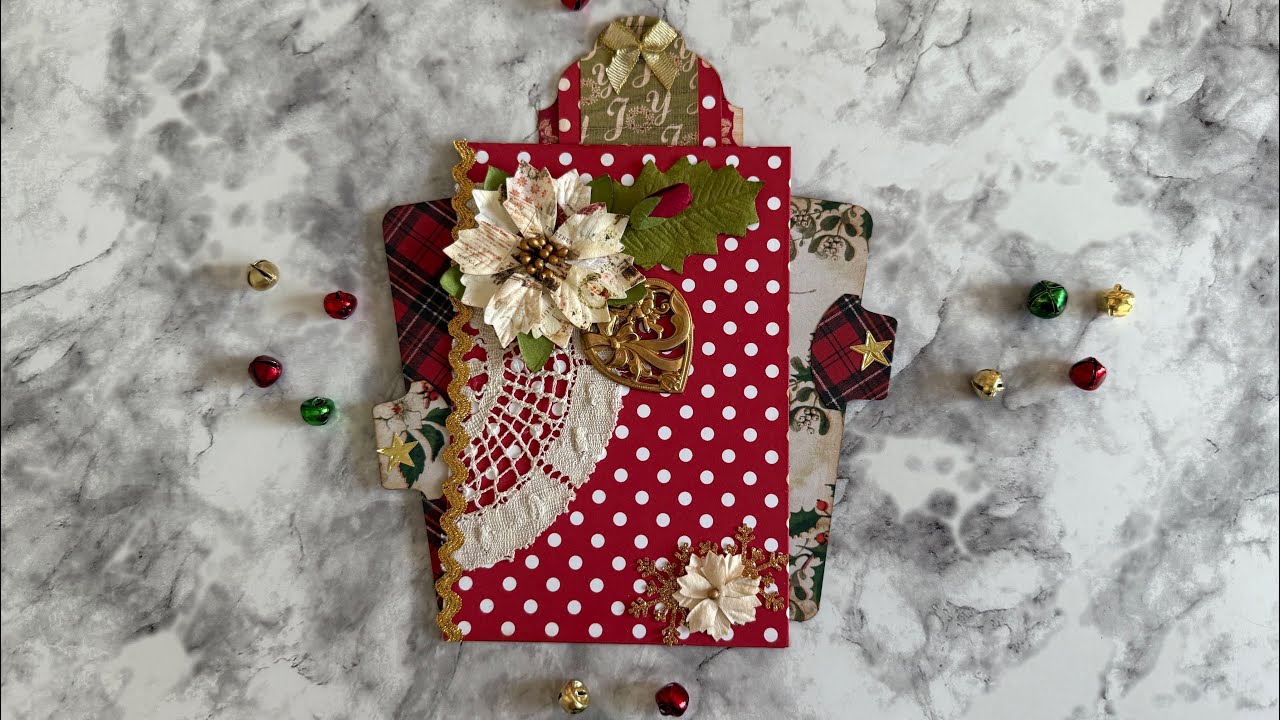 Triple Hidden pocket using one 12”x12” scrapbook paper! #craftwithme  Craft & Chat!