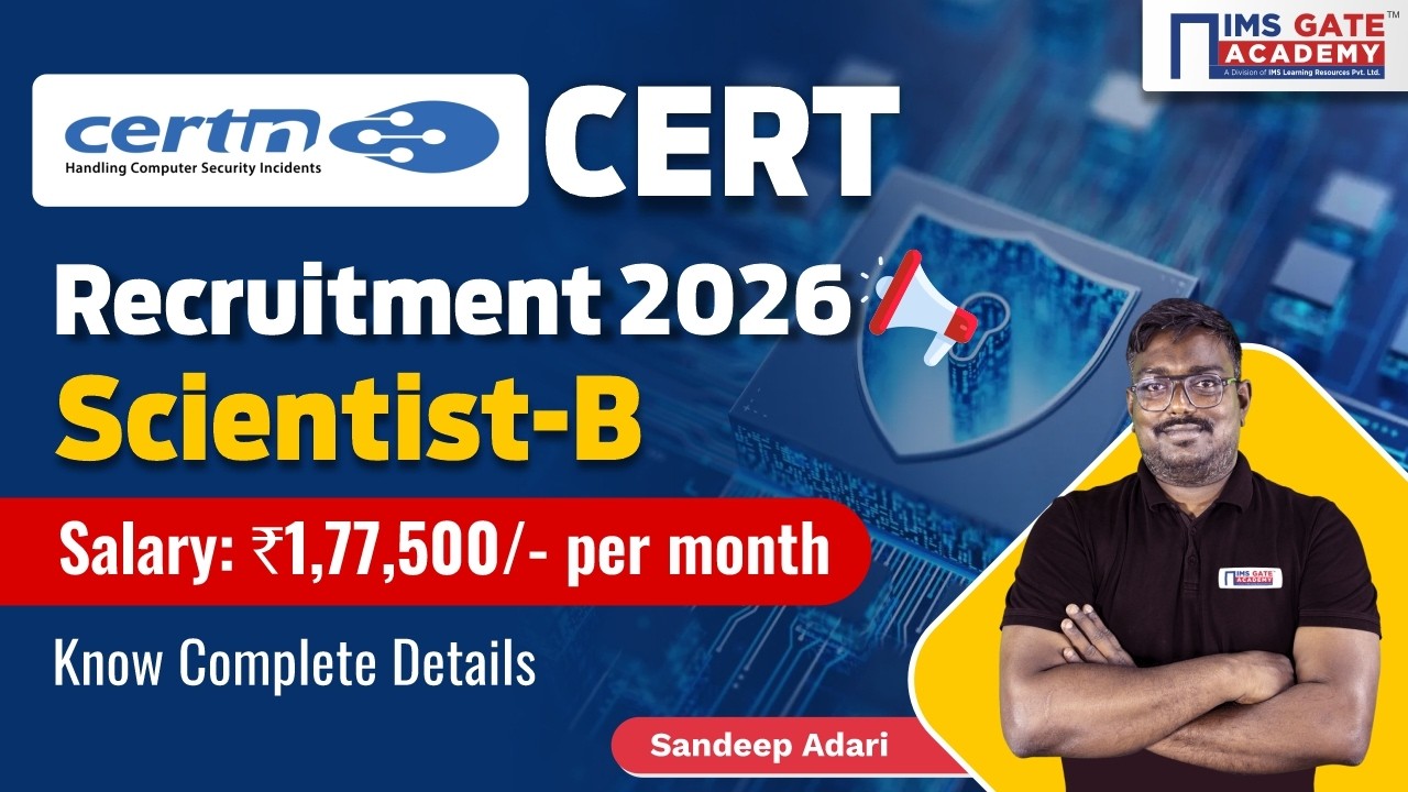 Набор в CERT в 2026 году через GATE | Научный сотрудник группы B, категория A | Заработная плата ...