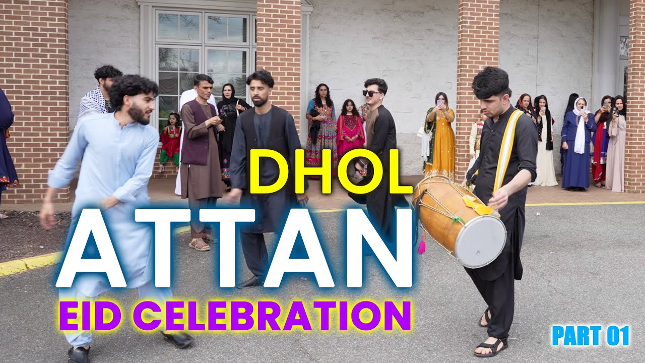 Afghan Attan | Eid celebration in Virginia | Dhol Attan