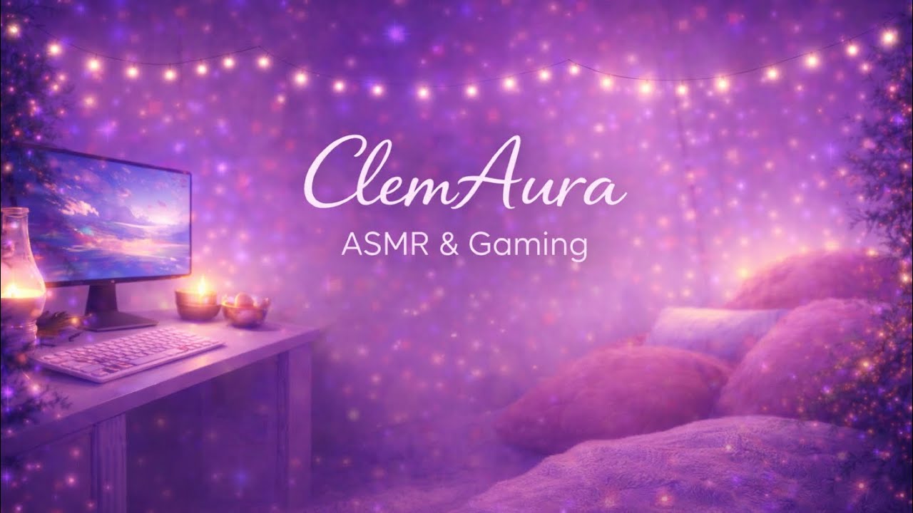 ✨Live ASMR du 30/12 - Tapping, brushing, mouth sounds, head massage ✨