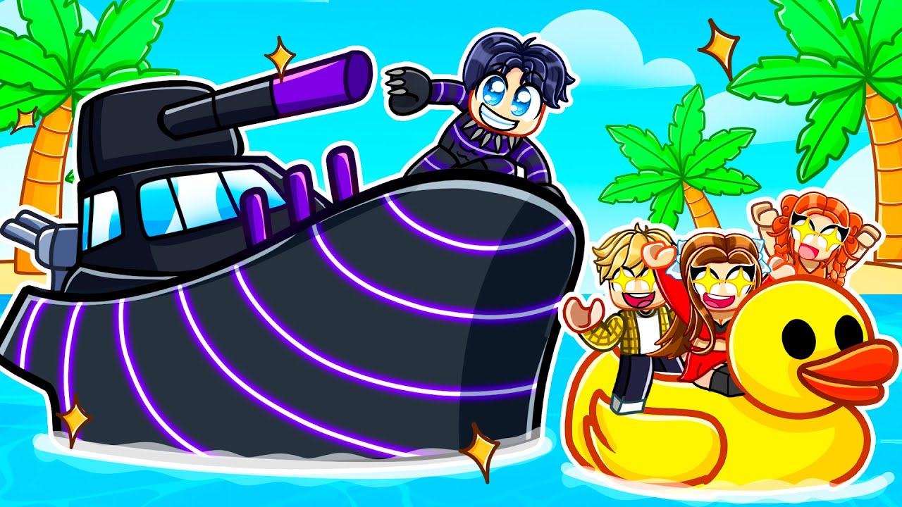 I Spent $745,345 On The NEW BLACK PANTHER BOAT In Roblox SHARKBITE!