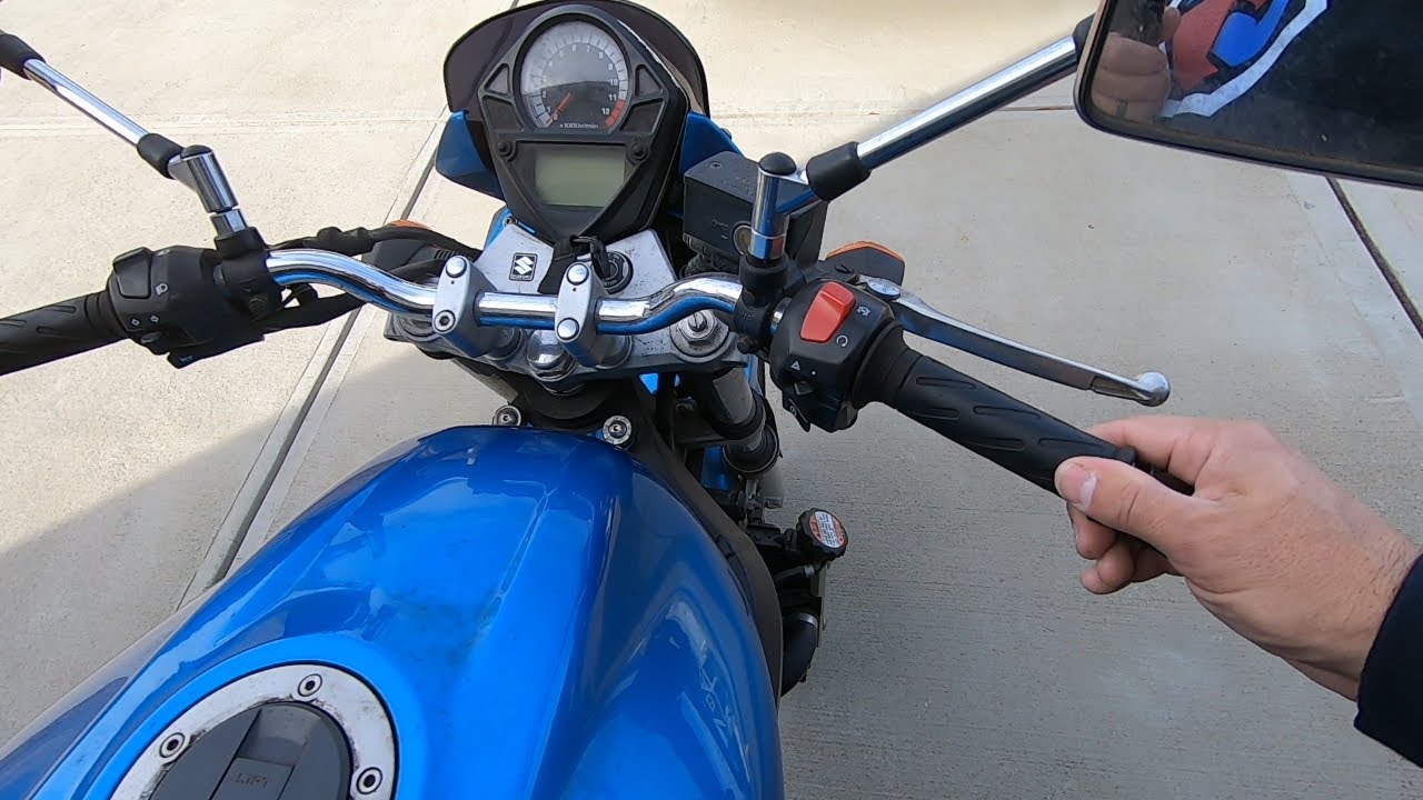Suzuki SV650 Grip Install and bike update