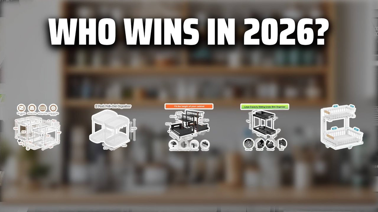 The Top 5 Best Under Sink Organizer in 2026 - Must Watch Before Buying!