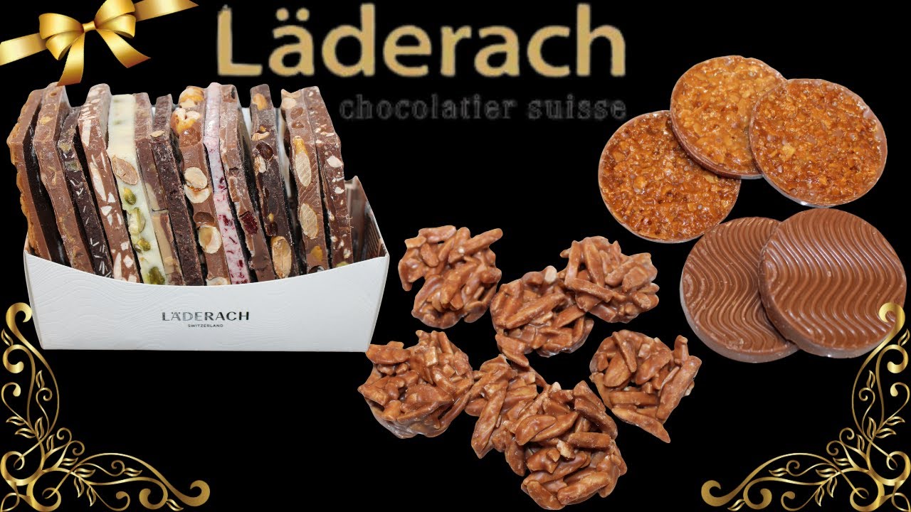 Läderach Chocolate FrischSchoggi Boat (13 Flavors), Florentine Milk & Rocher Milk Review