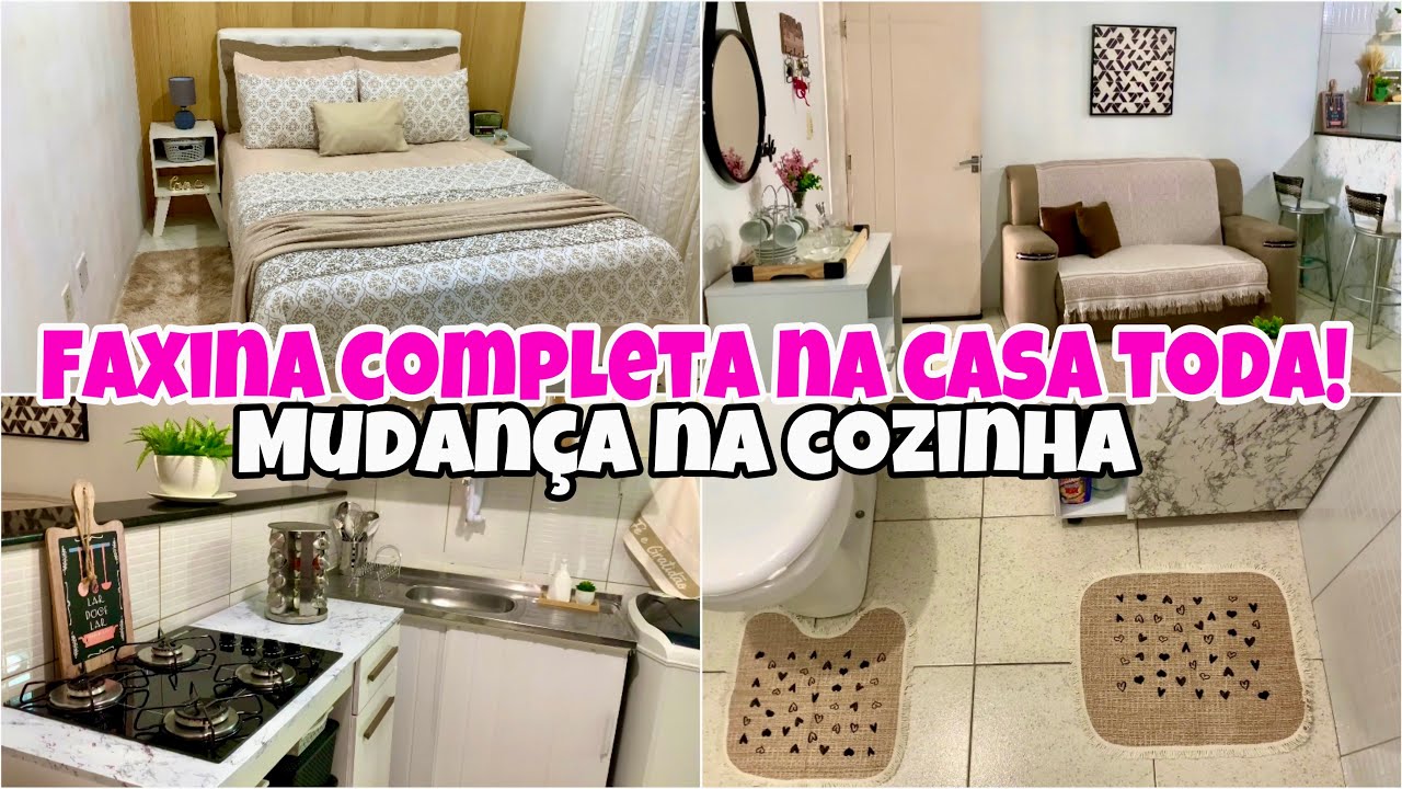 💕FAXINA COMPLETA/ CASA LIMPÍSSIMA E DECORADA💕 #faxina #donadecasa #homedecor #viral #decoração #lar