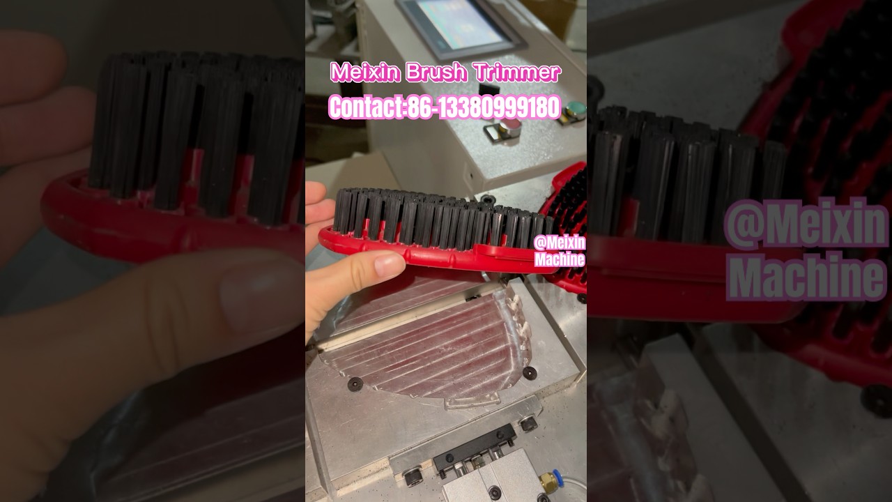 Meixin Brush Trimming Machine #brushmachine #machine #brushmaking #factory