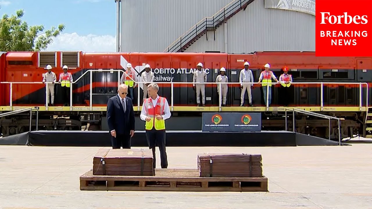 WATCH: President Biden Visits The Lobito Port Terminal In Lobito, Angola