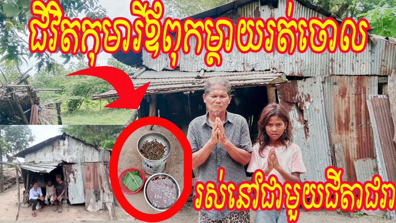 ជីវិតកុមារីឪពុកម្តាយរត់ចោលរស់នៅជាមួយជីតាជរា
