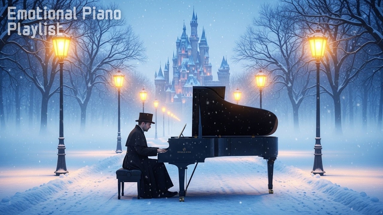 Emotional Piano in Snowy Weather ❄️ Deep Relaxing Piano for Winter Calm & Reflection