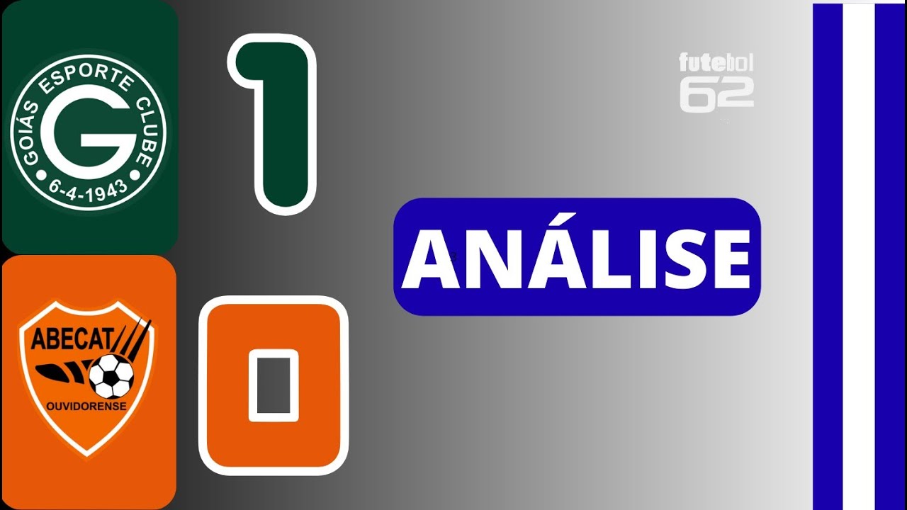 Goiás 1x0 ABECAT - Análise do jogo com Futebol 62