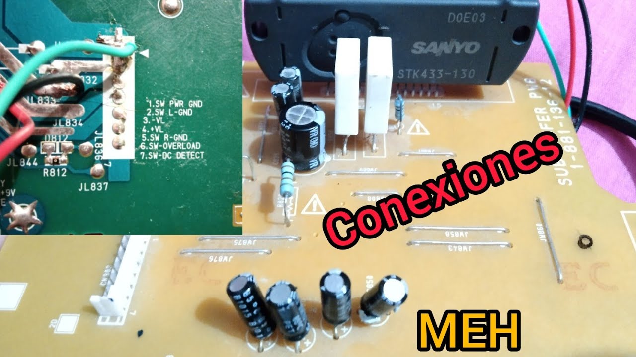 como activar cualquier integrado   de audio    stk   433-130  433-120 433-100. Ettr