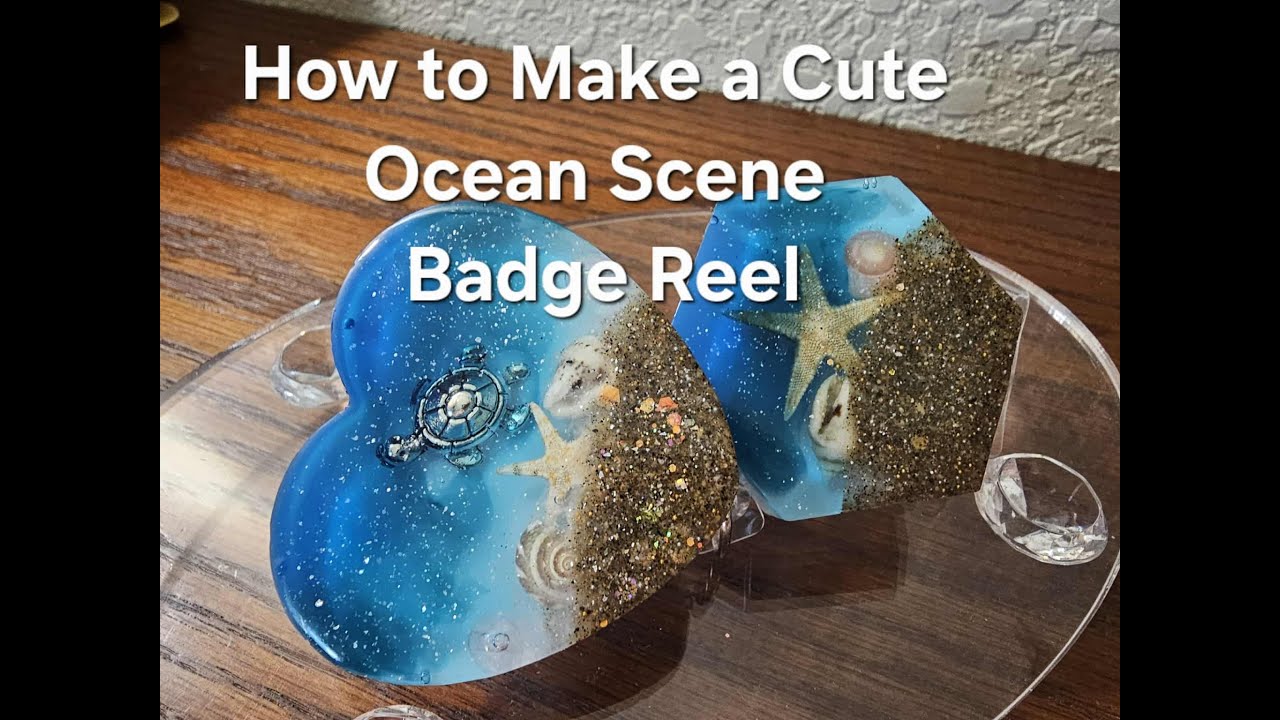 Fun and Beautiful Badge Reels using UV Resin