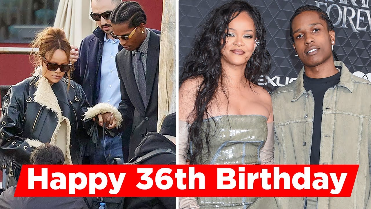 Rihanna Celebrates Her 36th Birthday With Husband A$AP Rocky