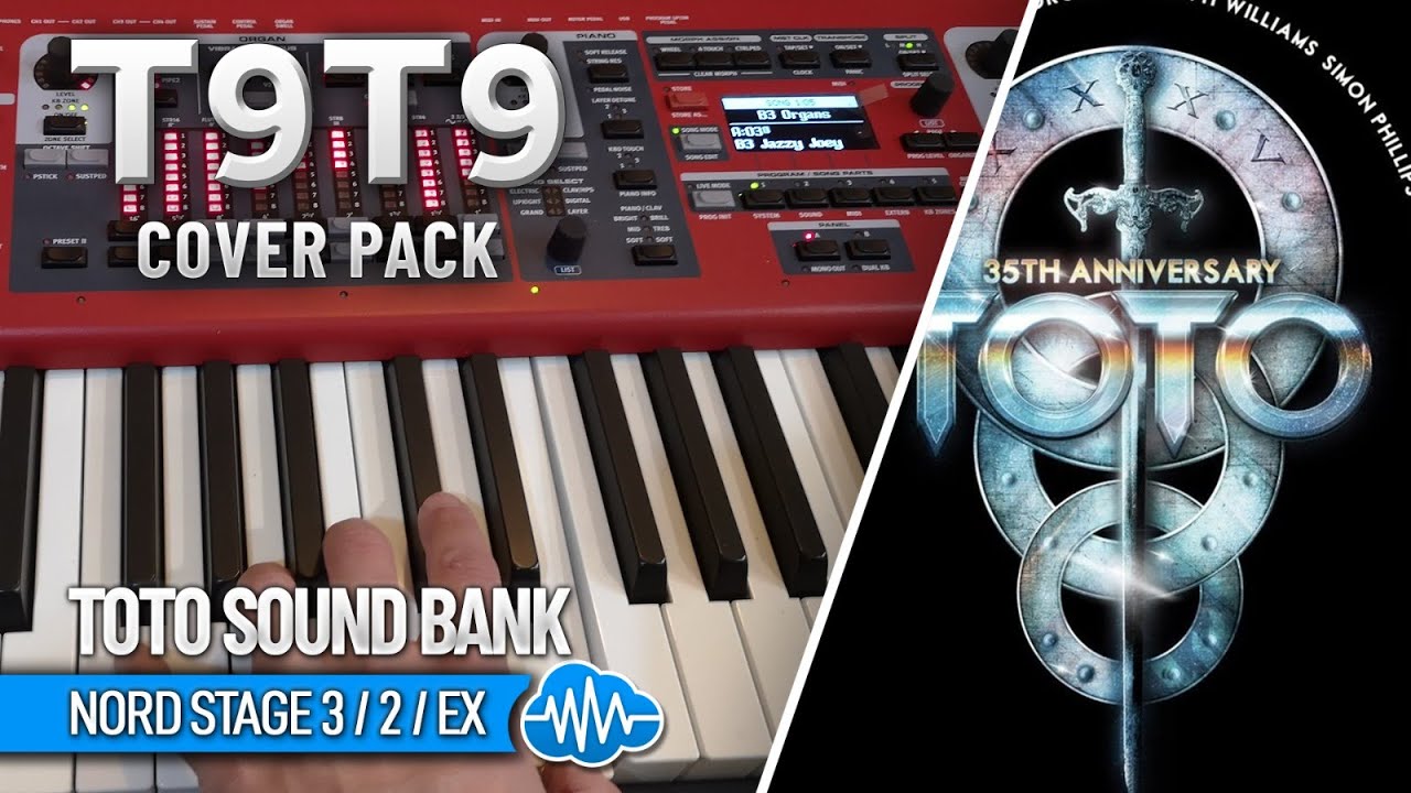 T9T9 COVER PACK | TOTO SOUND BANK | NORD STAGE 2 / EX / 3