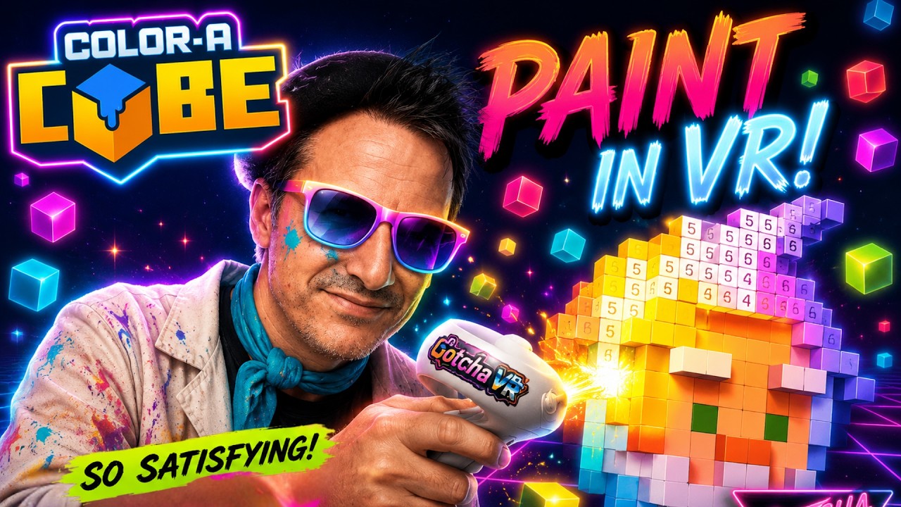 Обзор игры Color a Cube на Quest 3