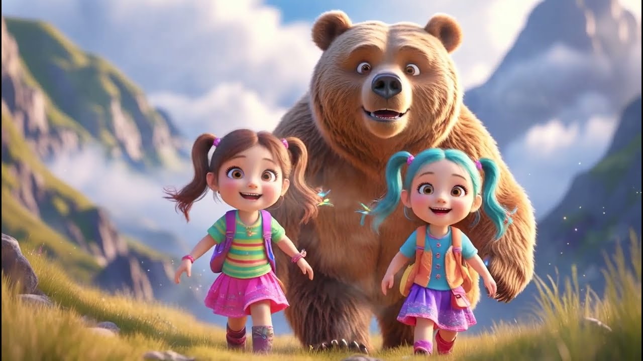 Chunni Munni and the Bear Went Walking 🐻🌲 Fun Forest Adventure Song for Kids | Viral Nursery Rhyme