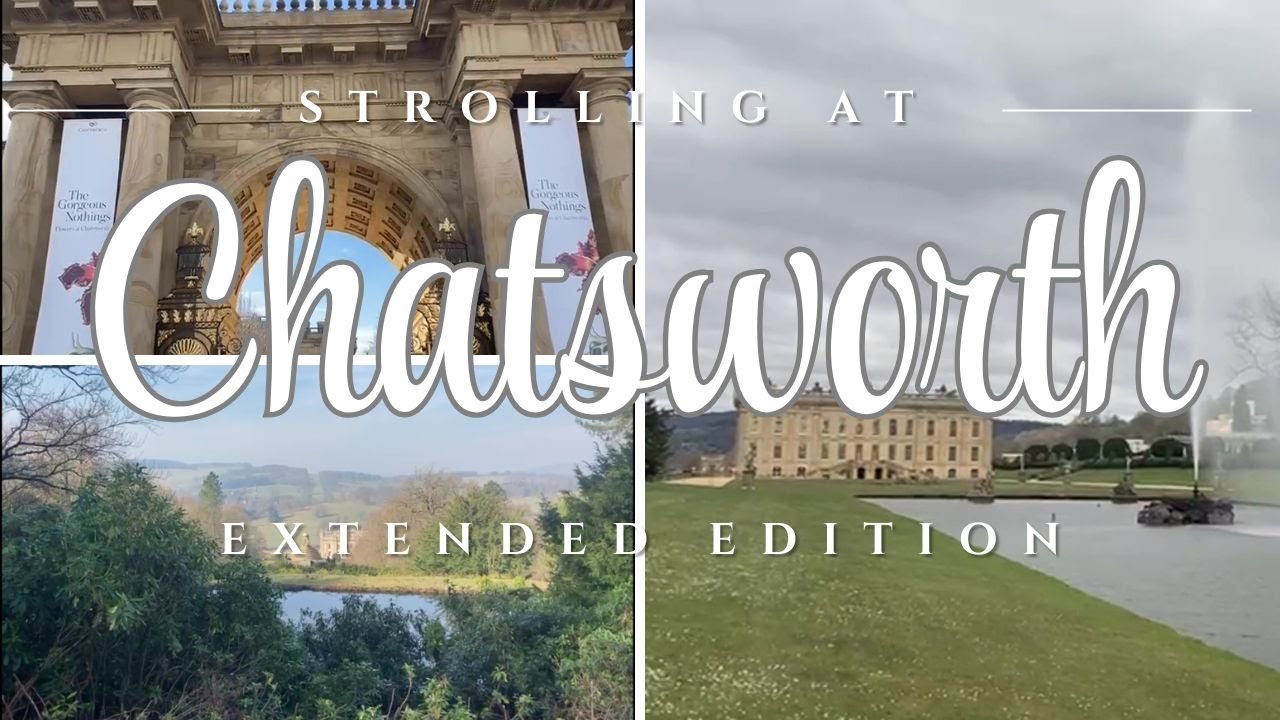 Strolling at Chatsworth House | Relaxing walking video | No Talking