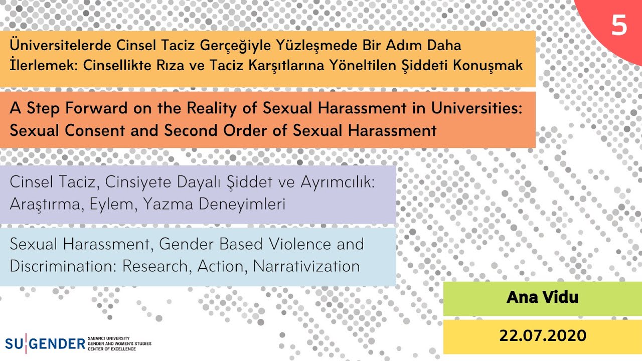 Cinsel Taciz, Şiddet, Ayrımcılık/ Sexual Harassment, Violence, Discrimination 5: Ana Vidu