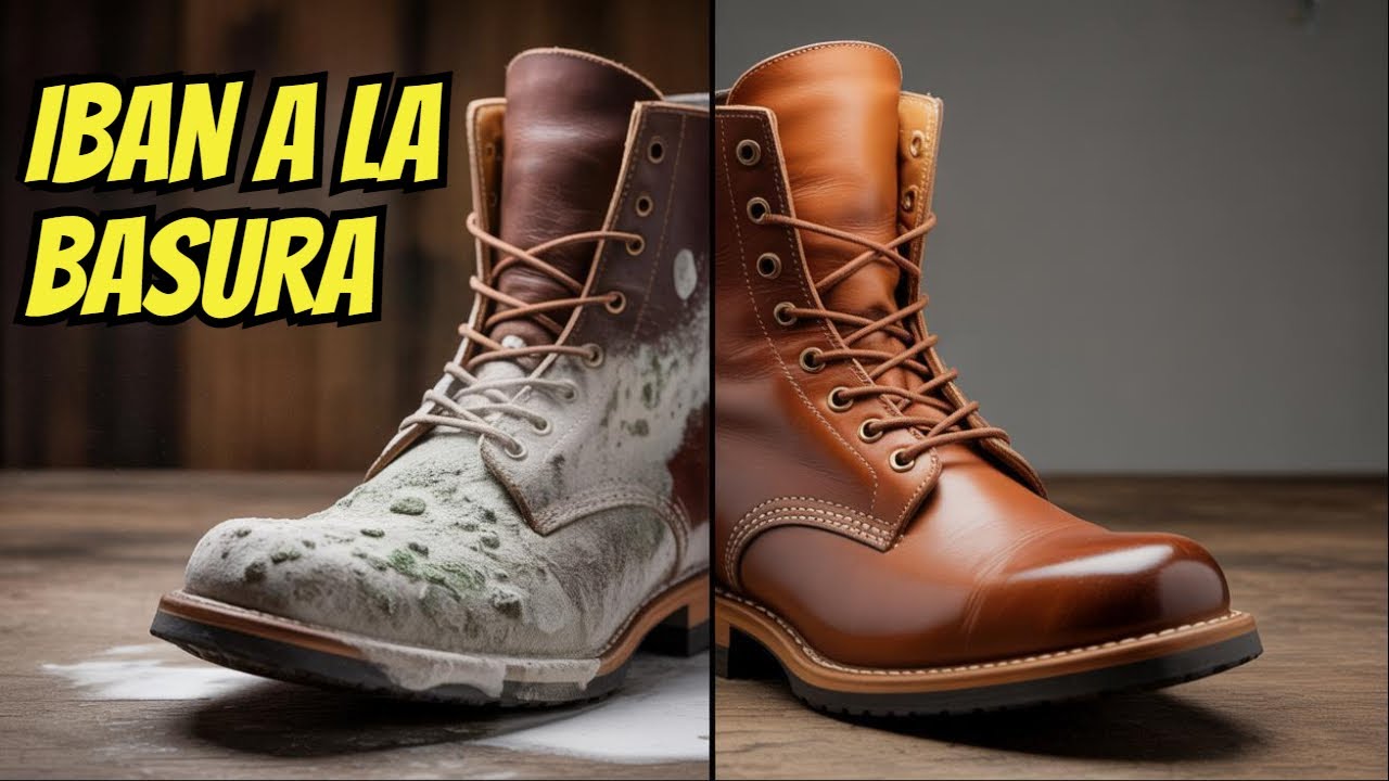 Rescaté Estas Botas que Iban al Basurero 👀🔥