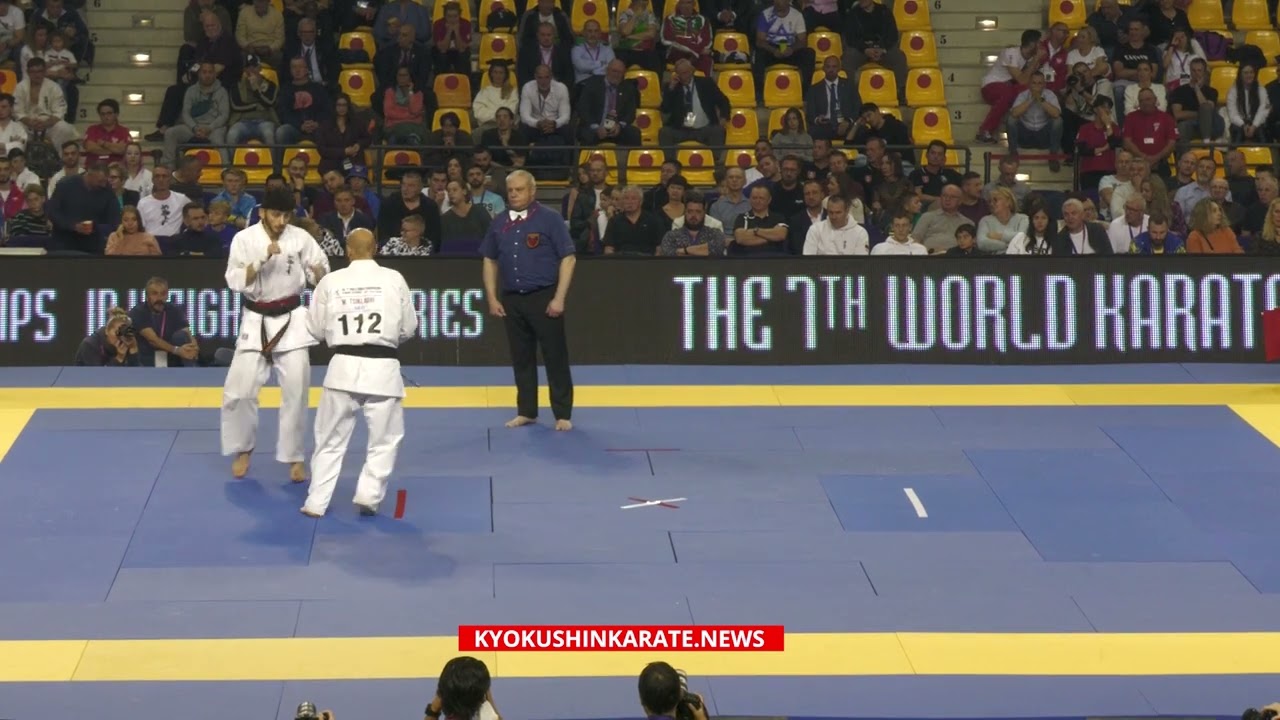 7th WKO WC: 1/2  -75 David Mskhaladze (Georgia, aka) - Mikheil Tsiklauri (Georgia)