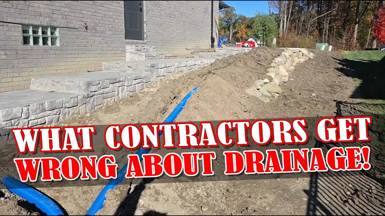 How to Design Build a Clog-free Drainage Line