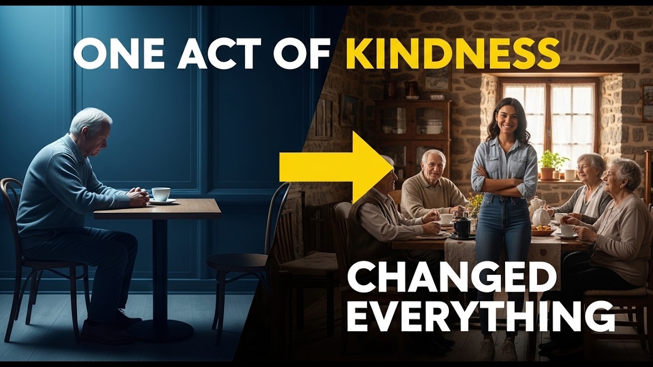 Old man Was Invisible To The World — Until One waitress Act Of Kindness Built A Legacy
