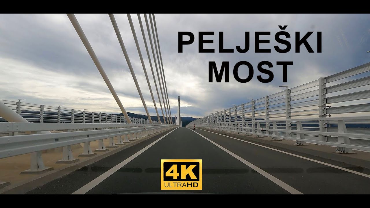 Vožnja Pelješki most - Ston - Neum. April 2024.