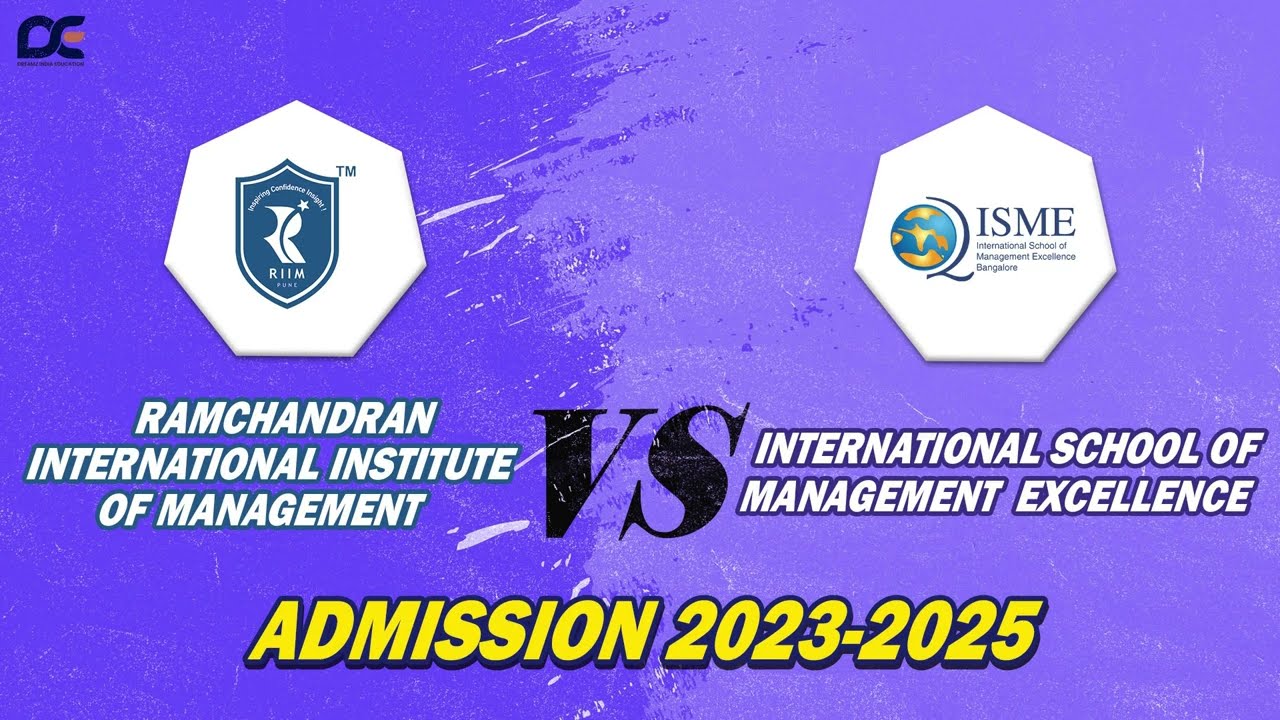 RIIM Pune Vs ISME Bangalore | Admission 2023-2025 | MBA/PGDM | Fees | Eligibility | Fees