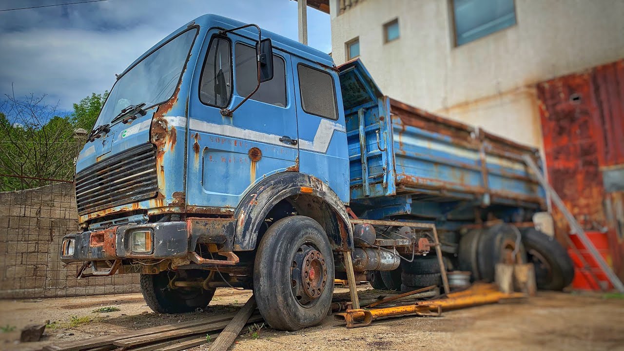 Napušteni Kamion MERCEDES 2228 Kiper!! Zardjao je Totalno!!