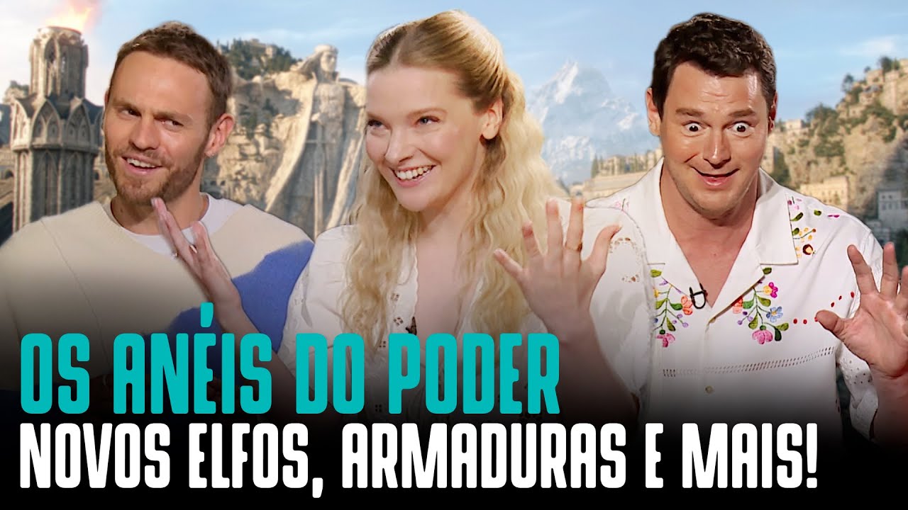 O SENHOR DOS ANÉIS: OS ANÉIS DE PODER | Elenco fala dos desafios e expectativas