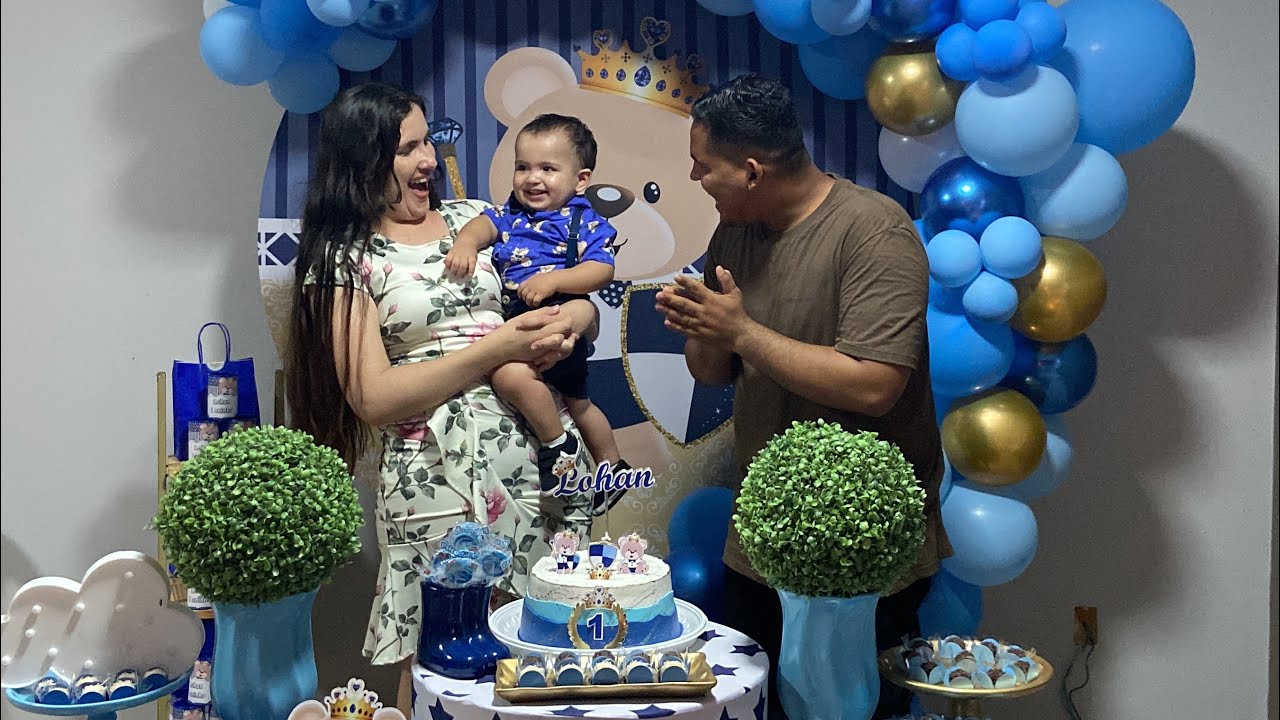 ANIVERSÁRIO DE 1 ANINHO DO BABY - TEMA URSO PRÍNCIPE | + ABRINDO OS PRESENTES!