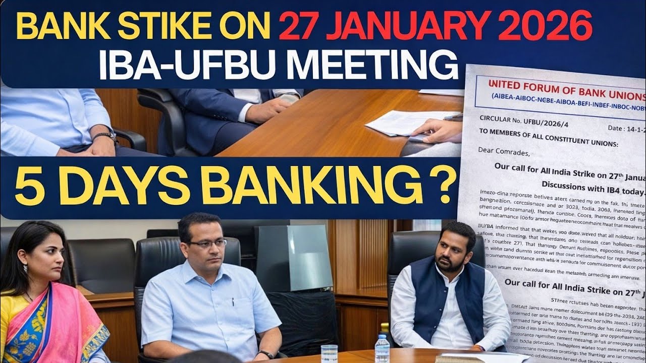 Confirmed: Nationwide Bank Strike on 27 Jan 2026 | UFBU Rejects IBA Request