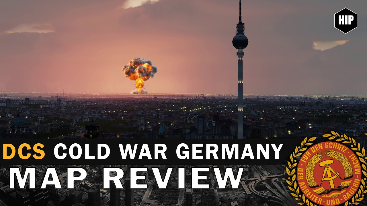 Холодная война накаляется! НОВАЯ БЕЗУМНАЯ карта Германии в DCS World | Обзор карты