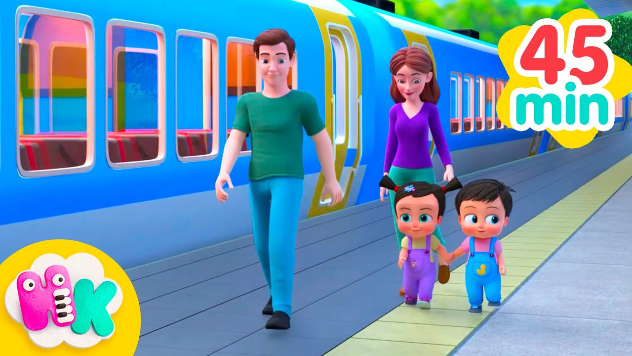 Pociągi dla Dzieci 🚂 Ciu-ciu! 🚝 Piosenki Edukacyjne dla Niemowląt | HeyKids