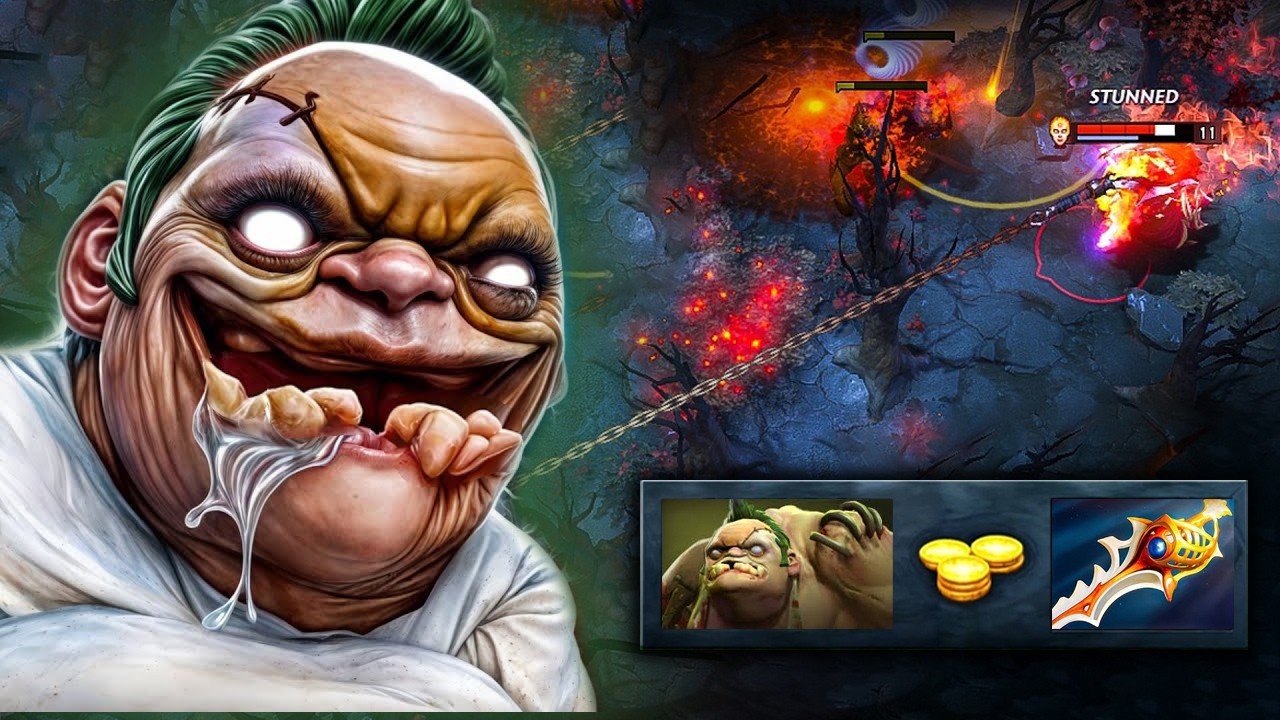 Безумный урон в 160 000 от Pudge 🔥🔥🔥 43 убийства, один выстрел Divine Rapier, Dota 2