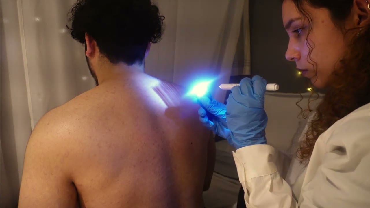 ASMR Relaxing Back Inspection & Skin Pulling COMPILATION (Unintentional Style)